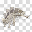 Spore Building Stegosaurus skeleton , white dinosaur fossil illustration transparent background PNG clipart