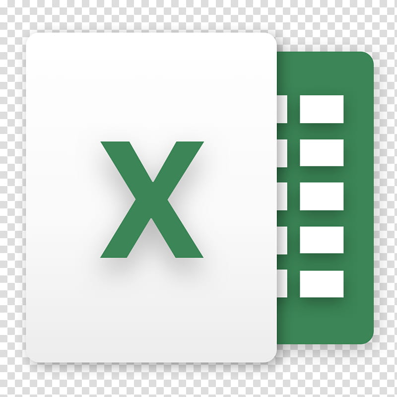 Office for macOS Slate Edition, green and white x icon transparent background PNG clipart