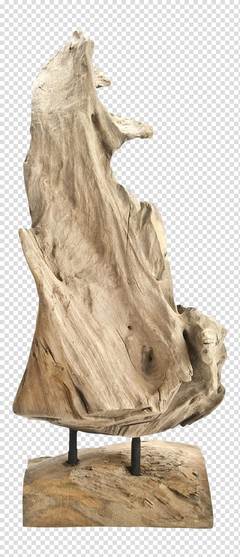 Tree Trunk, Sculpture, Wood, Figurine, Statue, Classical Sculpture, Beige, Carving transparent background PNG clipart