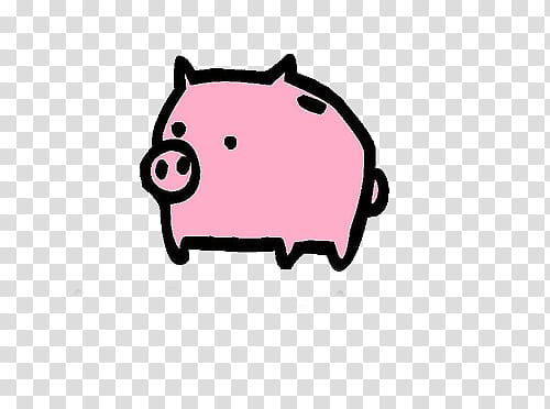 pink piggy bank illustration transparent background PNG clipart