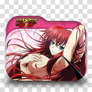 Highschool Dxd Anime Folder Icon, High School DxD Rias Gremory illustration  transparent background PNG clipart | HiClipart