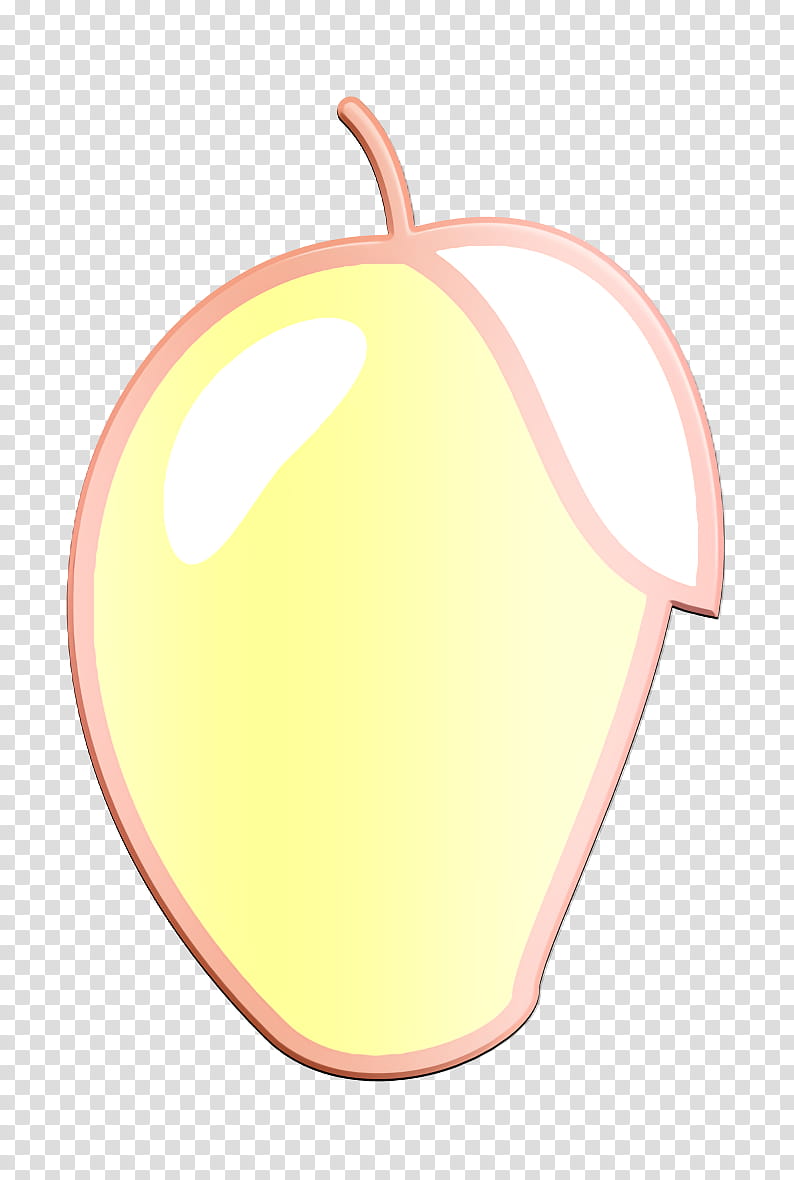 fruit icon icon manga icon, Mango Icon, Leaf, Apple, Yellow, Plant, Lighting, Tree transparent background PNG clipart