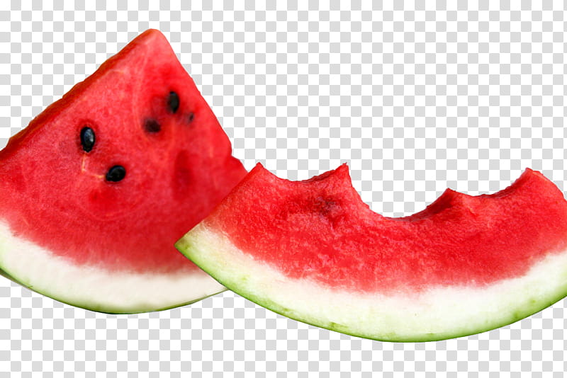 Fruit, sliced watermelon transparent background PNG clipart
