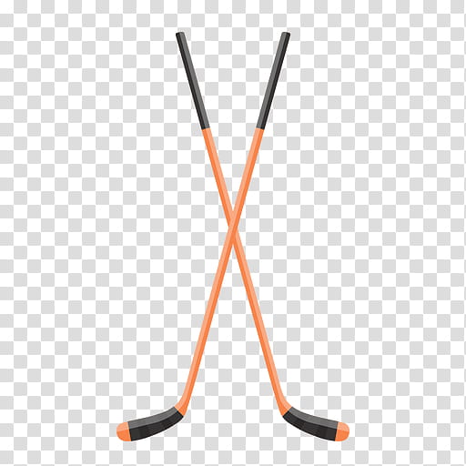 Golf, Hockey Sticks, Ice Hockey, Hockey Puck, Ice Hockey Stick, Breakaway, Golf Clubs, Orange transparent background PNG clipart