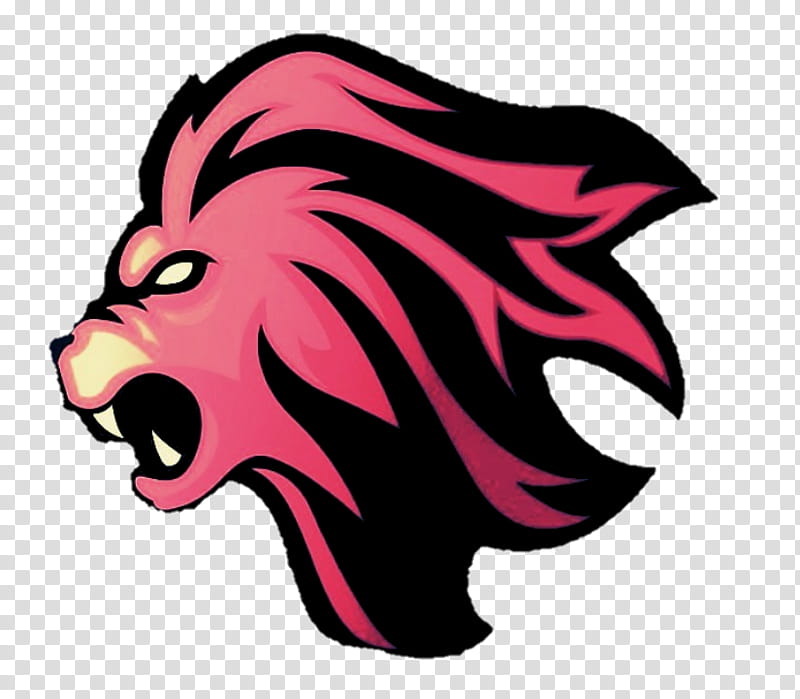 Lion Logo, Tiger, Portrait, Subtraction, Pink, Cartoon transparent background PNG clipart