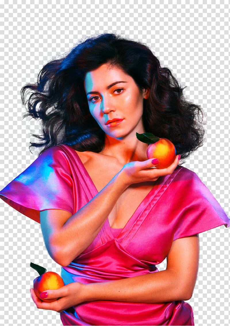 Marina and the Diamonds, women's pink top transparent background PNG clipart