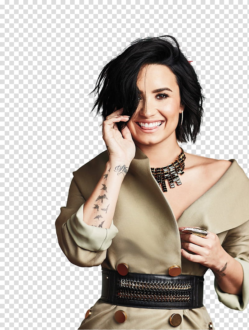 Demi Lovato , DemiL-SudeBagci transparent background PNG clipart