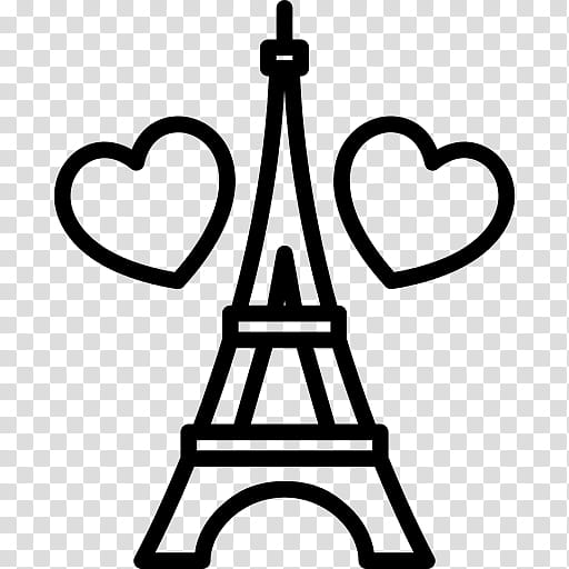 Eiffel Tower Drawing, Paris, Line Art, Blackandwhite, Symbol, Coloring Book transparent background PNG clipart