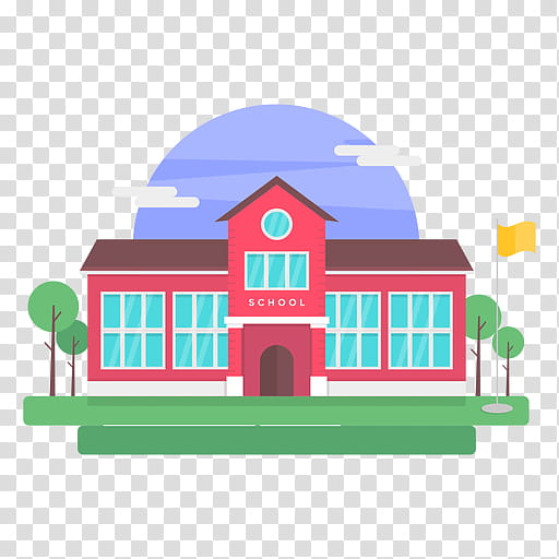 School Building, School
, High School, National Primary School, Art School, University, House, Home transparent background PNG clipart