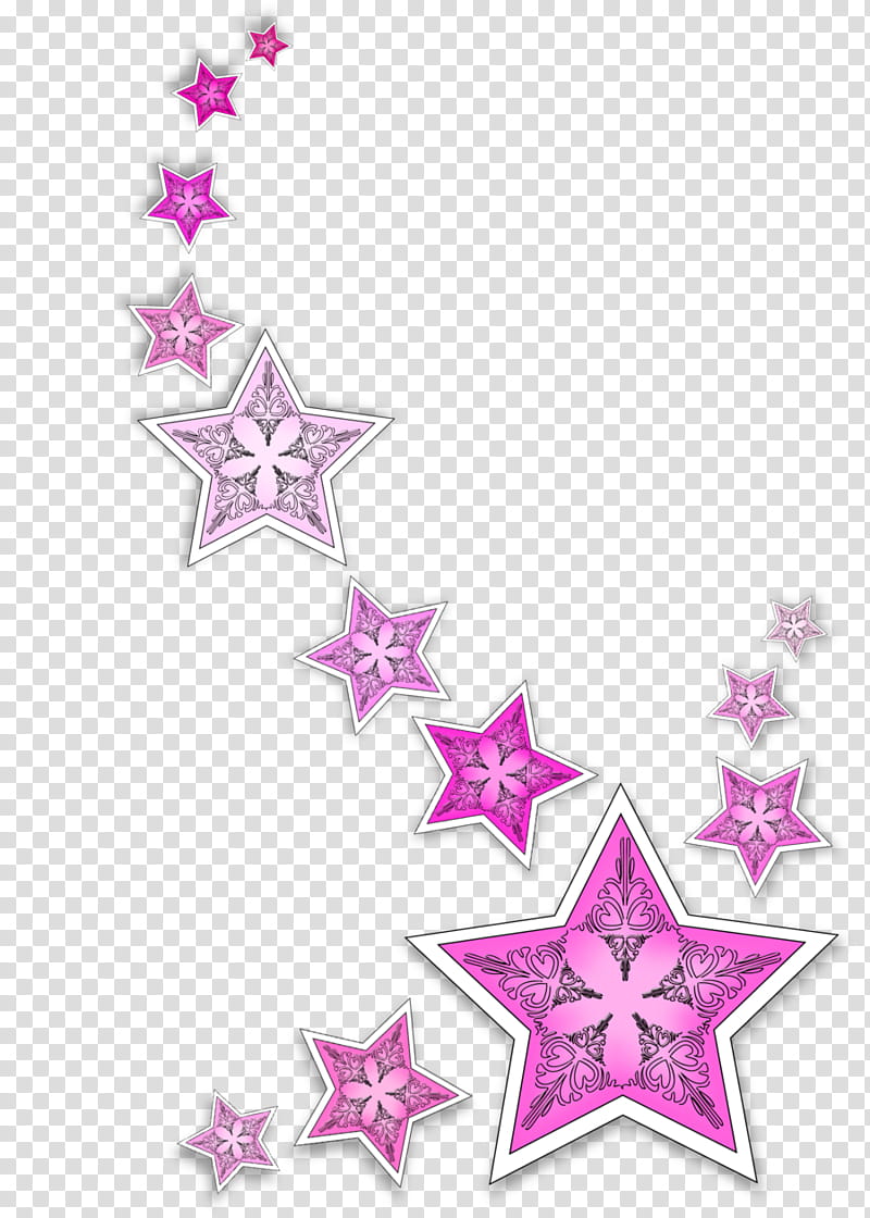 Pink Flower, BORDERS AND FRAMES, Purple, Color, Star, Body Jewelry, Magenta, Petal transparent background PNG clipart