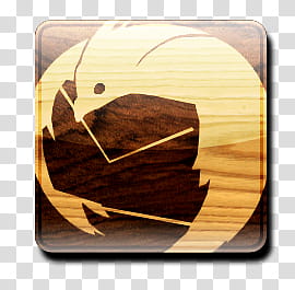 wooden icons, thunderbird transparent background PNG clipart