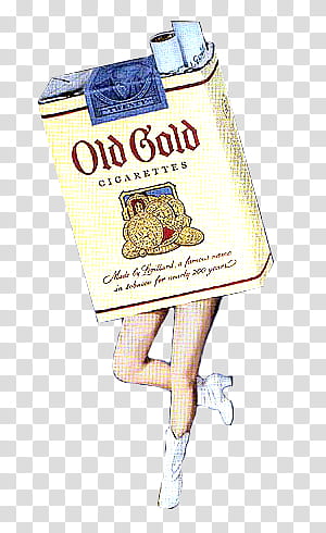 Vintage Cigarettes s, Old Gold cigarette box transparent background PNG clipart