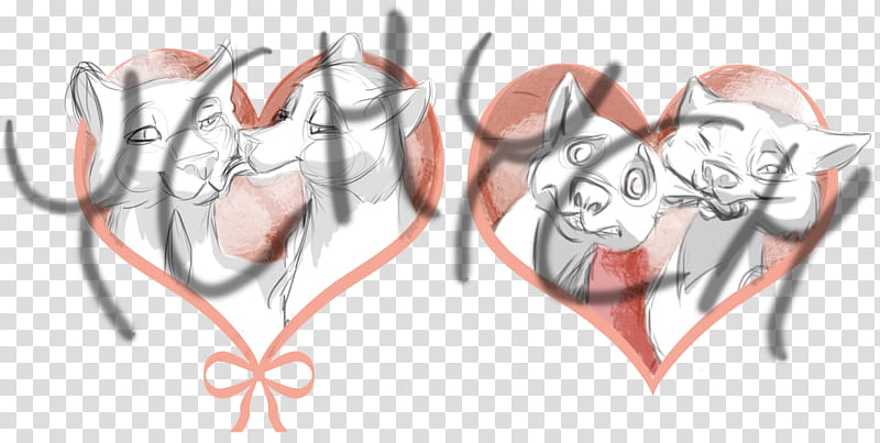 Valentines YCH currently closed transparent background PNG clipart