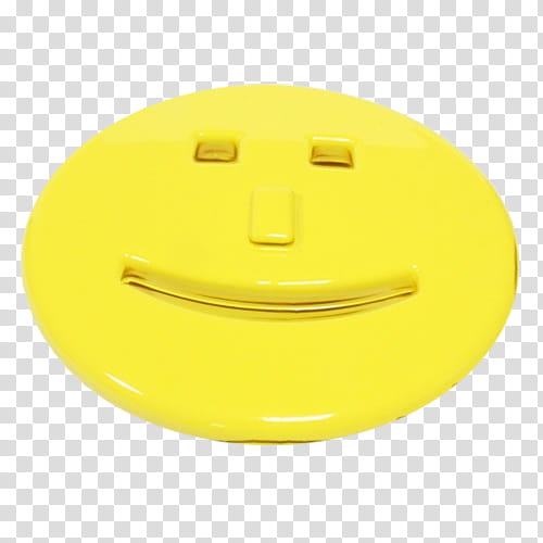 Emoticon, Watercolor, Paint, Wet Ink, Yellow, Smile, Smiley, Flying Disc transparent background PNG clipart