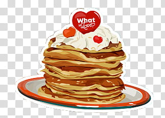 TWICE WHAT IS LOVE , pancakes transparent background PNG clipart