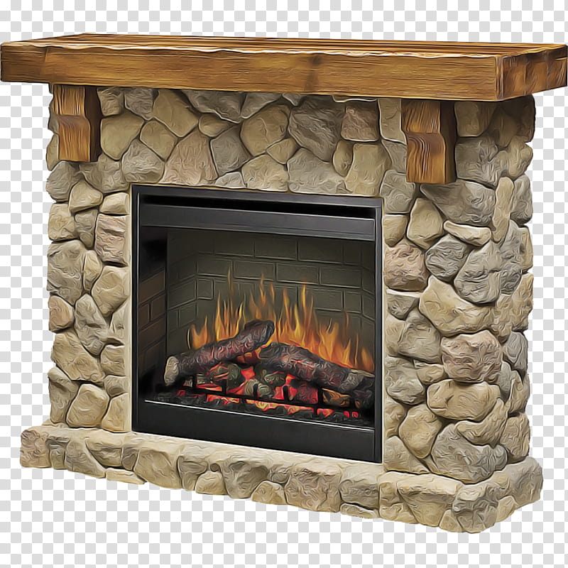 hearth fireplace heat flame wood-burning stove, Woodburning Stove, Rectangle, Fire Screen, Rock transparent background PNG clipart