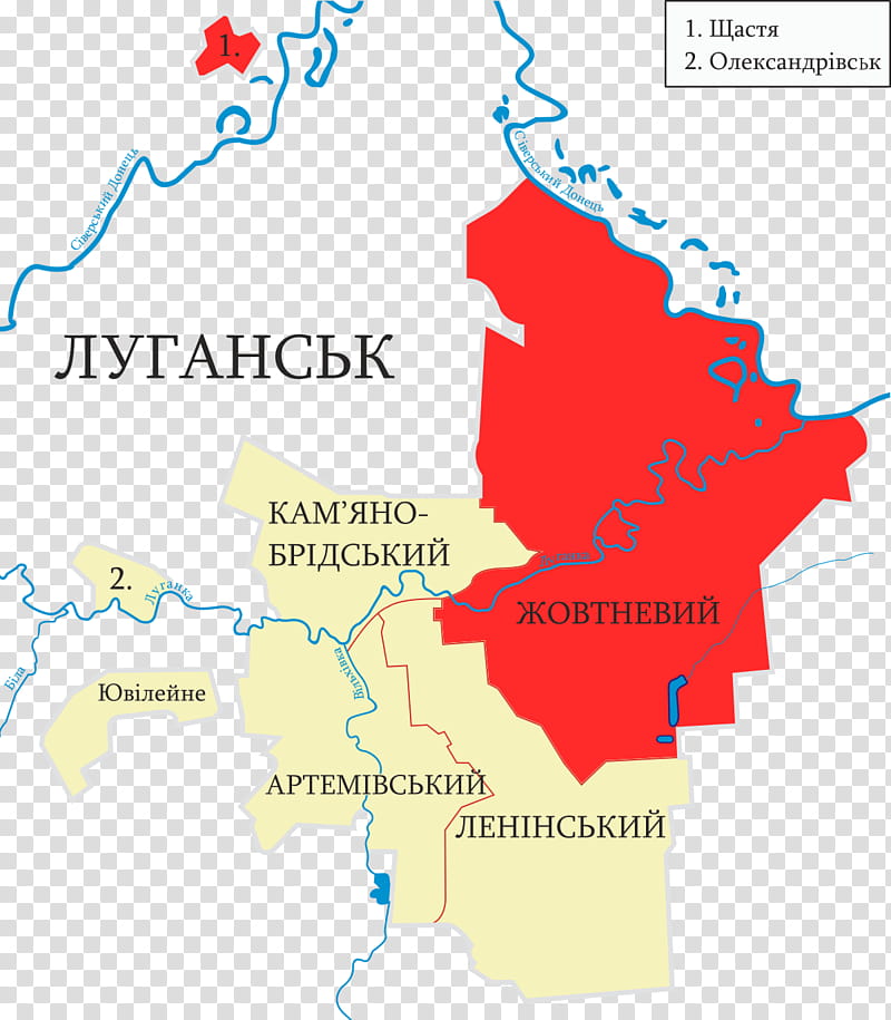 Map, Zhovtnevyi District, Artemivskyi District, Shchastya, Raion, Luhansk, Luhansk Oblast, Ukraine transparent background PNG clipart