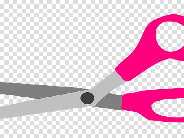 Hair, Scissors, Haircutting Shears, Drawing, Hairstyle, Diagram, Barber, Pink transparent background PNG clipart