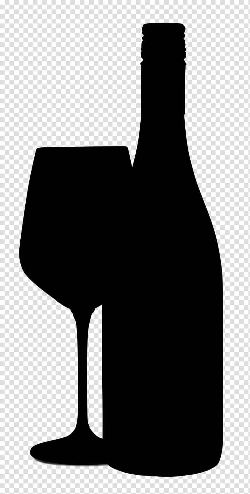 Wine Glass, Glass Bottle, Stemware, Sake, Silhouette, Black, Wine Bottle, Alcohol transparent background PNG clipart