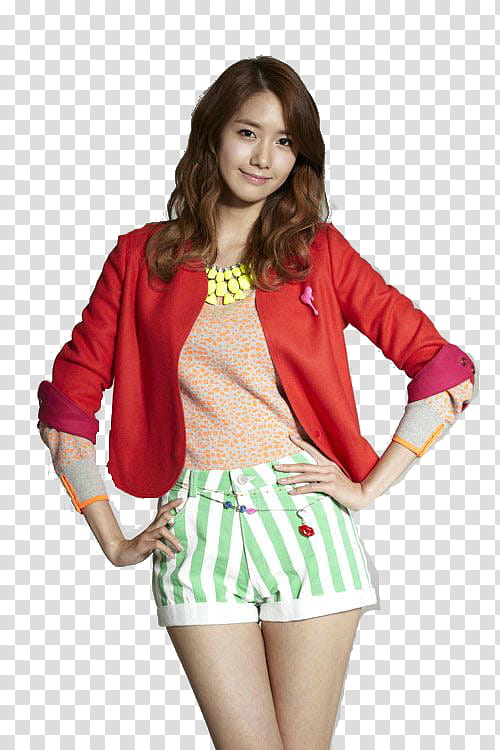 SNSD Yoona, Im Yoon-ah wearing red blazer transparent background PNG clipart