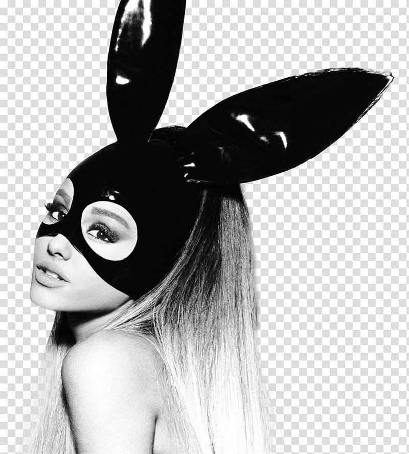 Ariana Grande , Ariana Grande in black mask transparent background PNG clipart