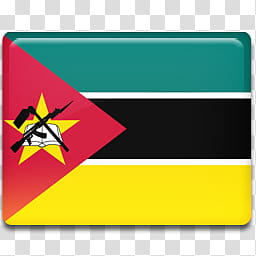 All in One Country Flag Icon, Mozambique-Flag- transparent background PNG clipart