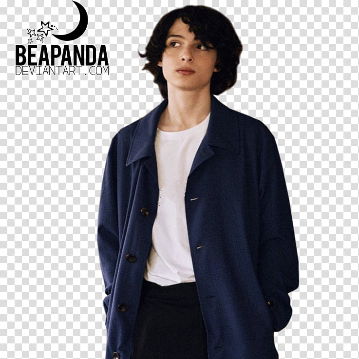 Finn Wolfhard, person wearing coat transparent background PNG clipart