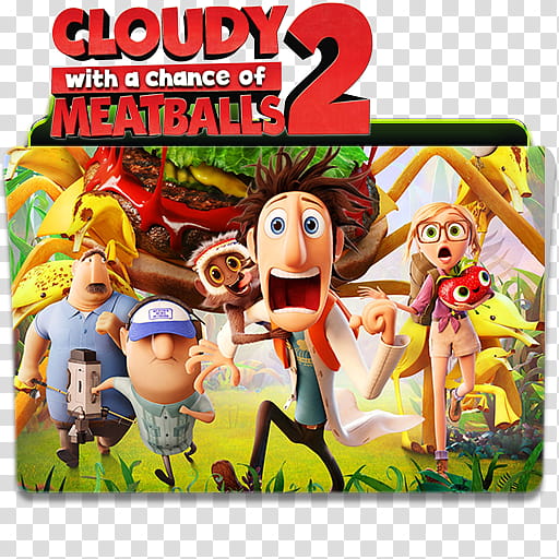 Cloudy With A Chance Of Meatballs Folder Icon , Cloudy With A Chance Of Meatballs II transparent background PNG clipart
