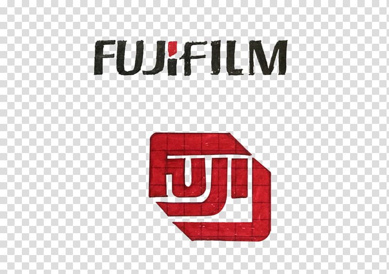Logo Text Fujifilm Xerox Red Line Signage Transparent