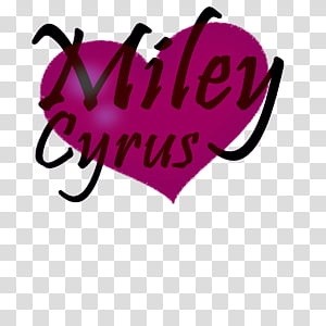 Miley Cyrus texto transparent background PNG clipart thumbnail
