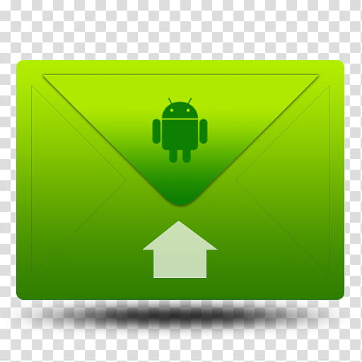 Android Green Icons, Sms-Sent item transparent background PNG clipart
