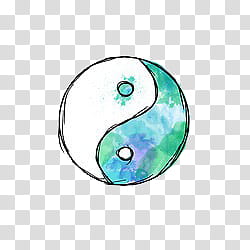 O Overlays, yin yang transparent background PNG clipart