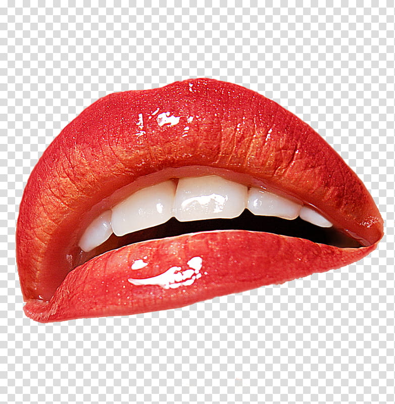 Dudak, red lips transparent background PNG clipart