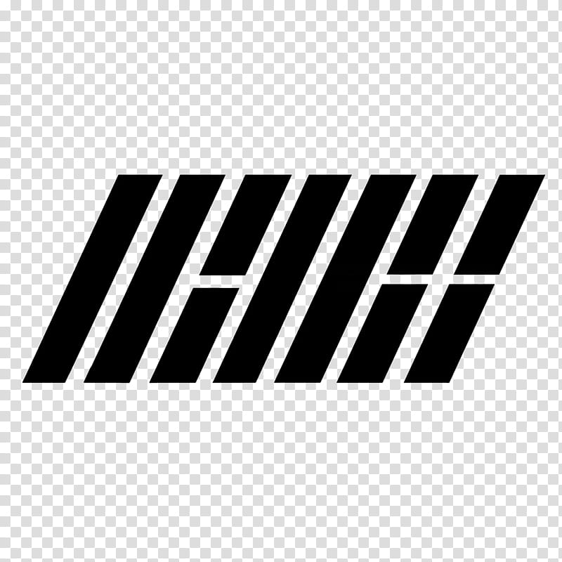 iKON Logo, black bars logo illustration transparent background PNG clipart
