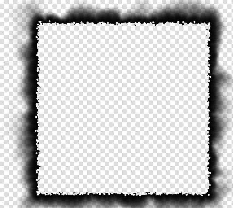 Burned Edges I s, square black border frame transparent background PNG clipart