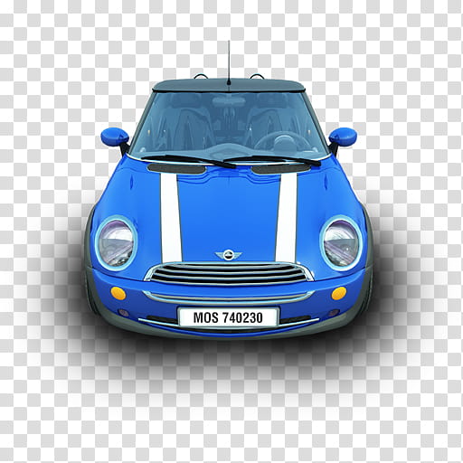 Archigraphs Cars II Icons, MiniNew-Archigraphs_x, blue Mini Cooper art transparent background PNG clipart