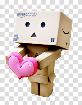 Danbo, Amazon Danbo holding heart illustration transparent background PNG clipart