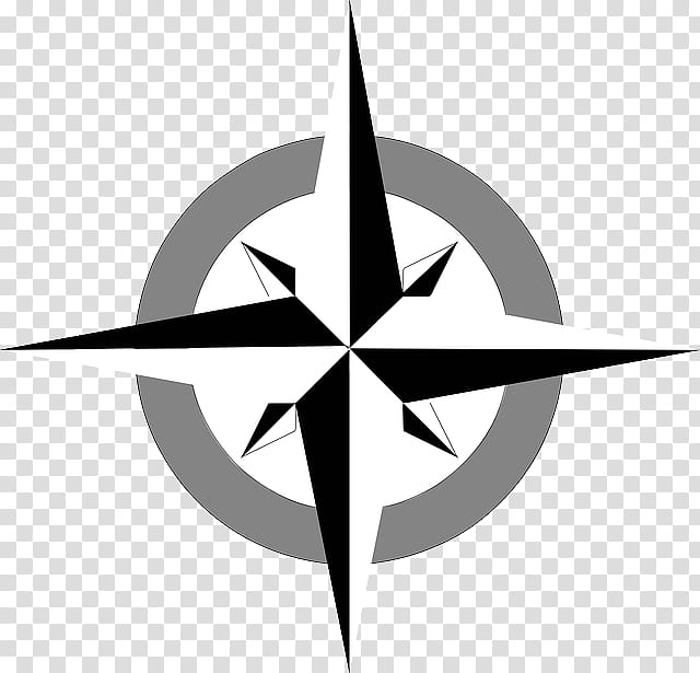 Black And White Flower, Compass Rose, Map, Drawing, Leaf, Black And White
, Line, Plant transparent background PNG clipart