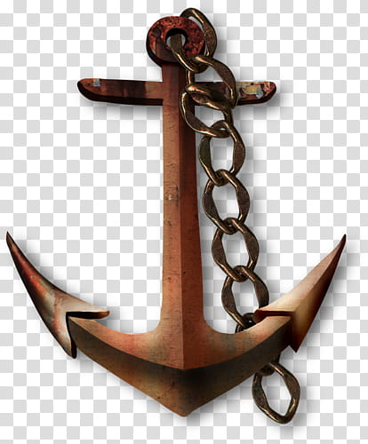 brown anchor illustration transparent background PNG clipart