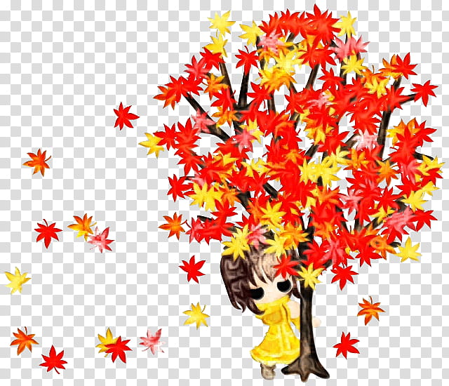 Watercolor Floral, Paint, Wet Ink, Maple Leaf, Floral Design, Cut Flowers, Chrysanthemum, Petal transparent background PNG clipart