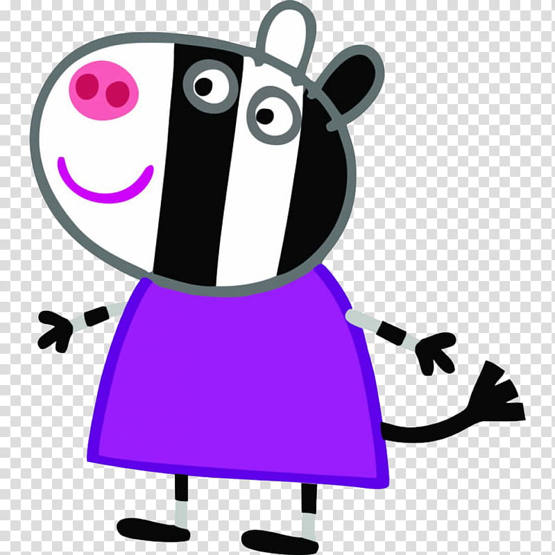 Peppa Pig character illustration transparent background PNG clipart
