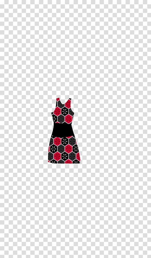 red and black sleeveless mini dress transparent background PNG clipart