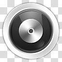Orbz Application v , silver and black button illustration transparent background PNG clipart