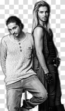 Render Bill and Tom Kaulitz transparent background PNG clipart