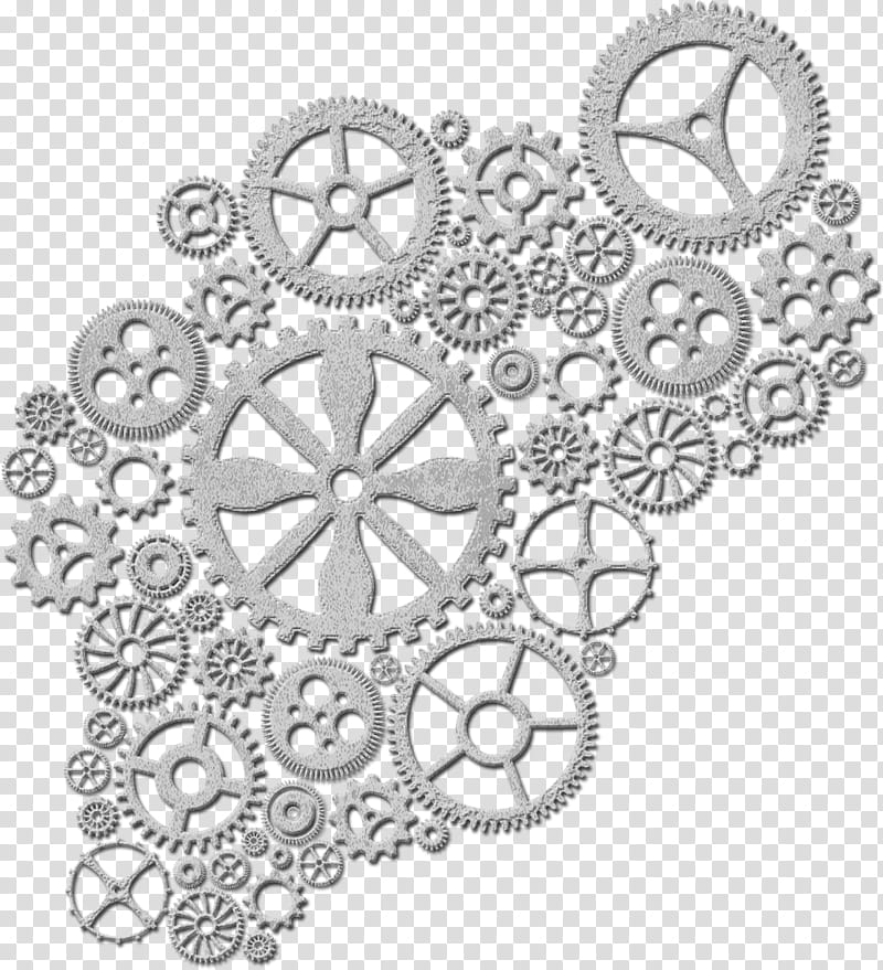 Steampunked Scrap Kit Freebie, gray mechanical illustration transparent background PNG clipart