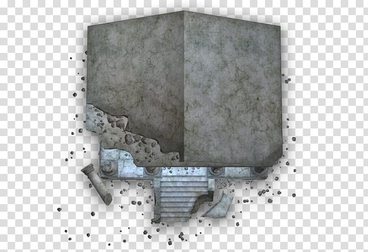 RPG Map Elements , gray concrete cube art transparent background PNG clipart