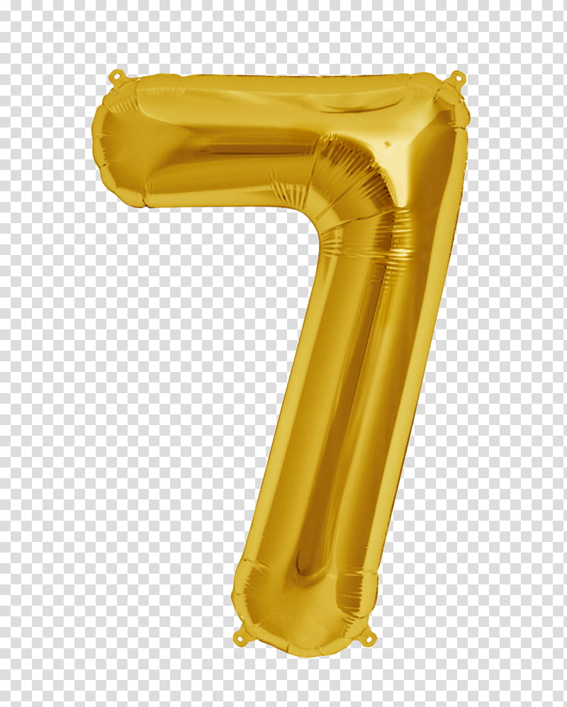 gold number  balloon transparent background PNG clipart
