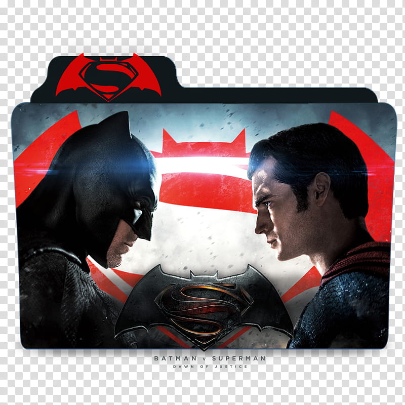 Batman v Superman Dawn of Justice Folders Desktop, BATMAN V SUPERMAN LOOKING transparent background PNG clipart