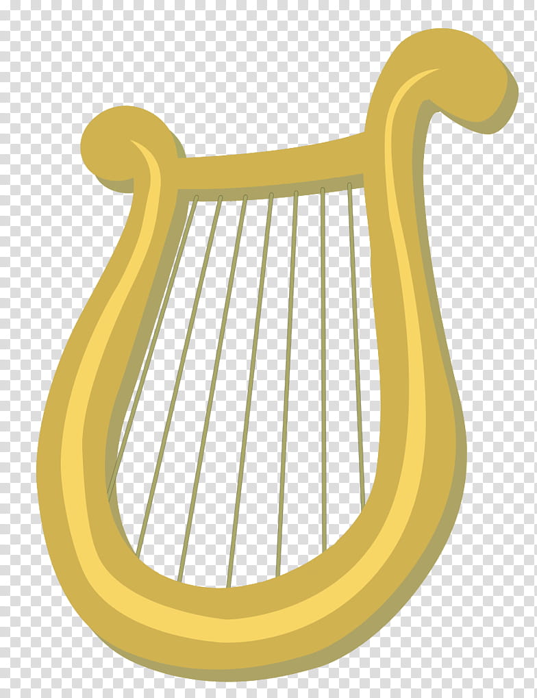 [] Lyre, brown harp logo transparent background PNG clipart