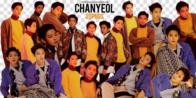 EXO Chanyeol  Season Greetings, Chanyeol poster] transparent background PNG clipart